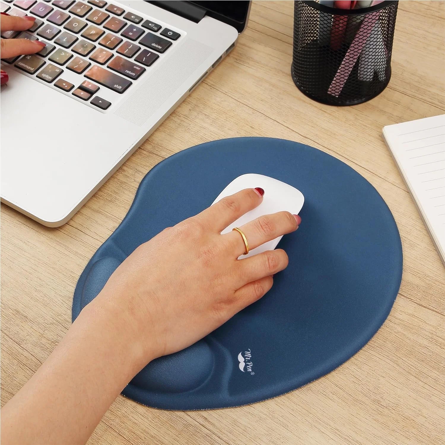 '- Mouse Pad with Wrist Support, Ergonomic Mouse Pad with Wrist Support, Mouse Pad Wrist Support