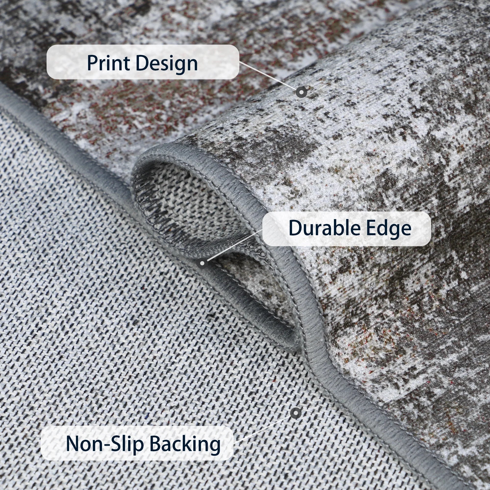 36"X 48" Protective Flooring Office Chair Mat for Hardwood Floor and Tile Floor, Heavy Duty Desk Chair Mat for Carpets, anti Slip Office Floor Mats for Rolling Chairs, Low Pile under Desk Rug