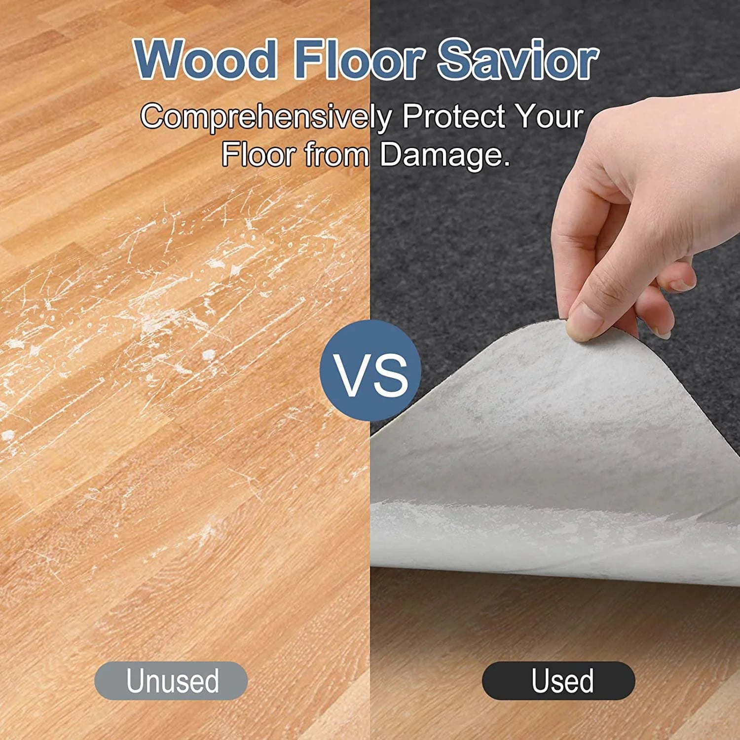 Chair Mat for Hardwood Floor,55" X 35"Office Chair Mats,Floor Protector for Desk Chair,Dark Grey