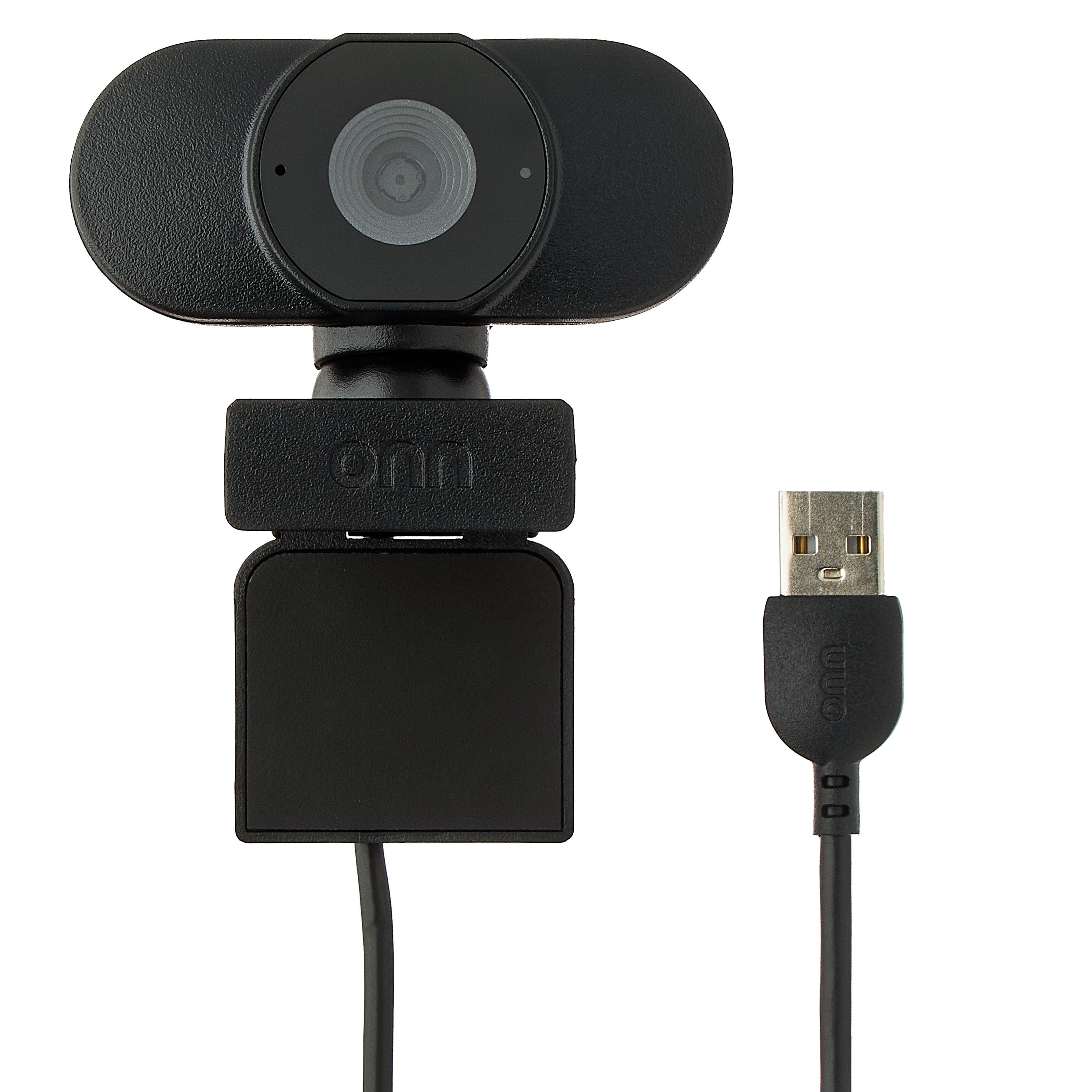 1440P Webcam with Autofocus and Built-In Microphone, Adjustable,Black
