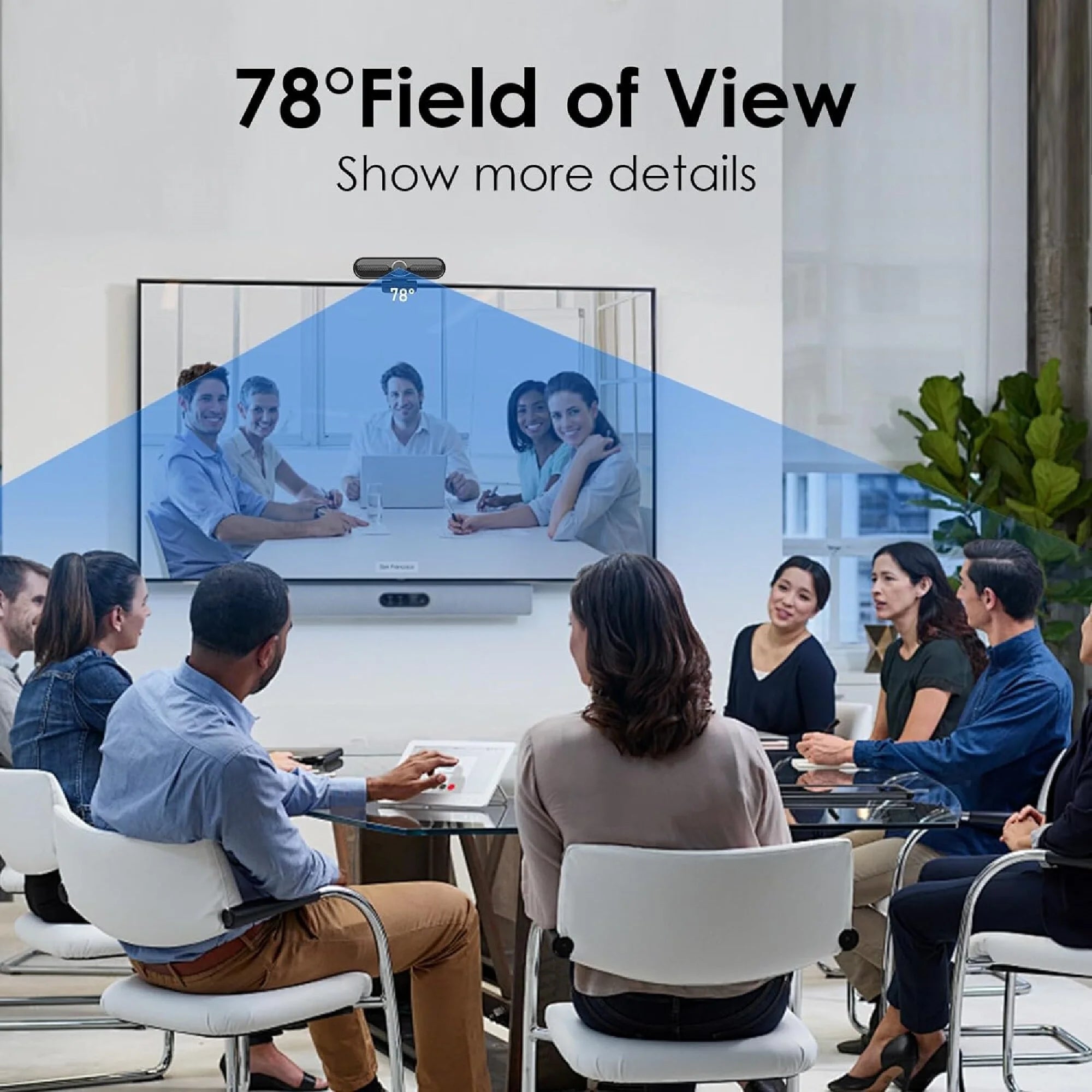 2K/1080P Webcam with 2 Microphones for Laptop Conference Streaming PC USB Web Cam Autofocus