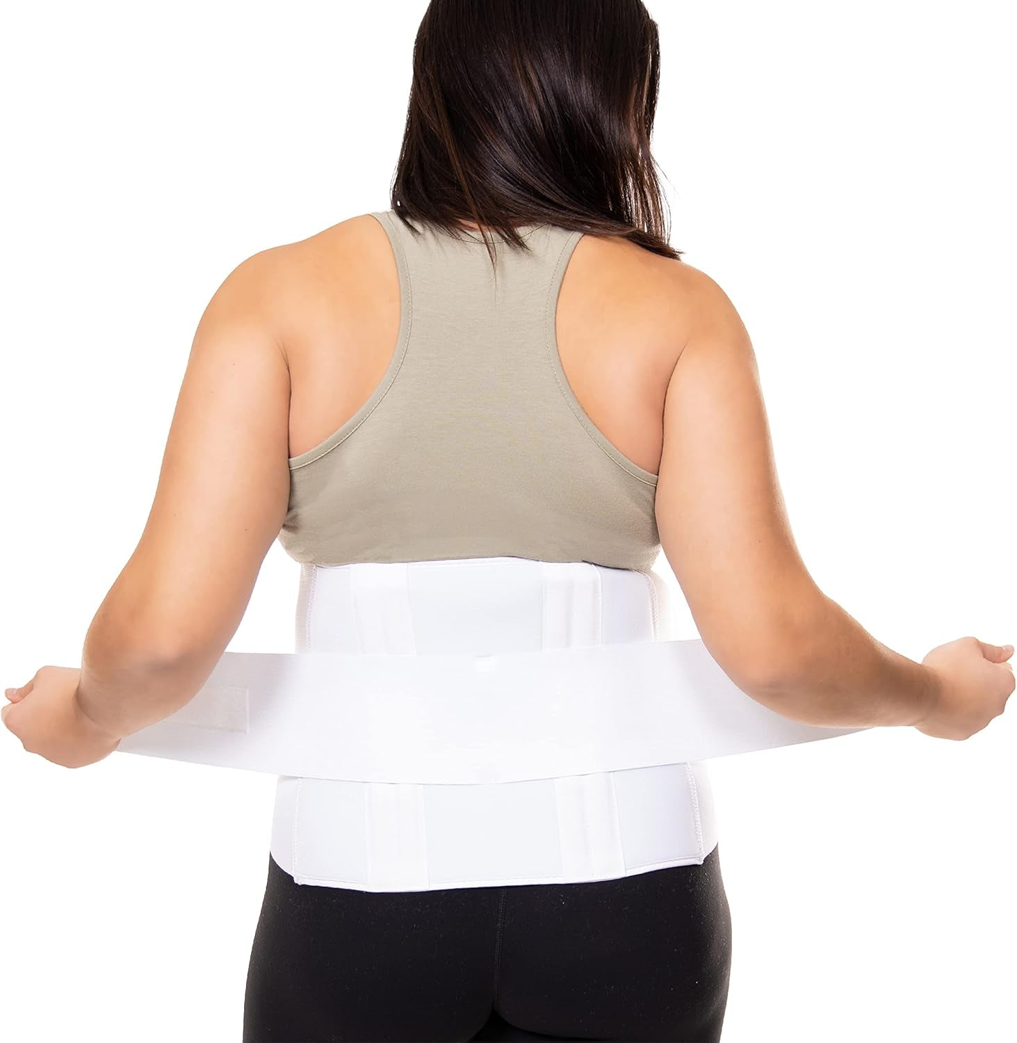 plus Size 2XL Bariatric Back Brace - XXL Big and Tall Lumbar Support Girdle for Obesity Lower Back Pain in Extra Large, Heavy or Overweight Men and Women (Fits 50"-55")