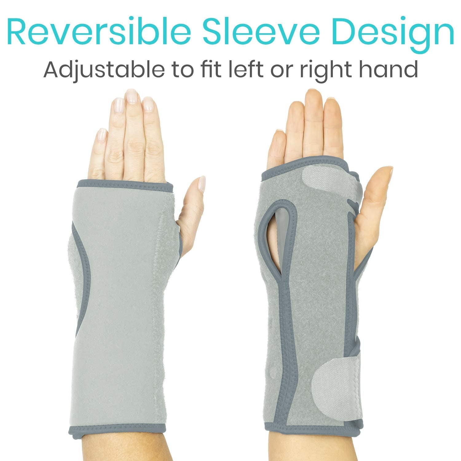 Night Wrist Splint Brace - Left, Right Hand Sleep Support Wrap - Breathable & Lightweight Cushion Compression Arm Stabilizer for Carpal Tunnel, Men, Women, Kids, Tendonitis, Sports Pain